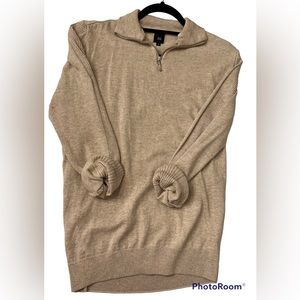 River Island half zip mock sweater